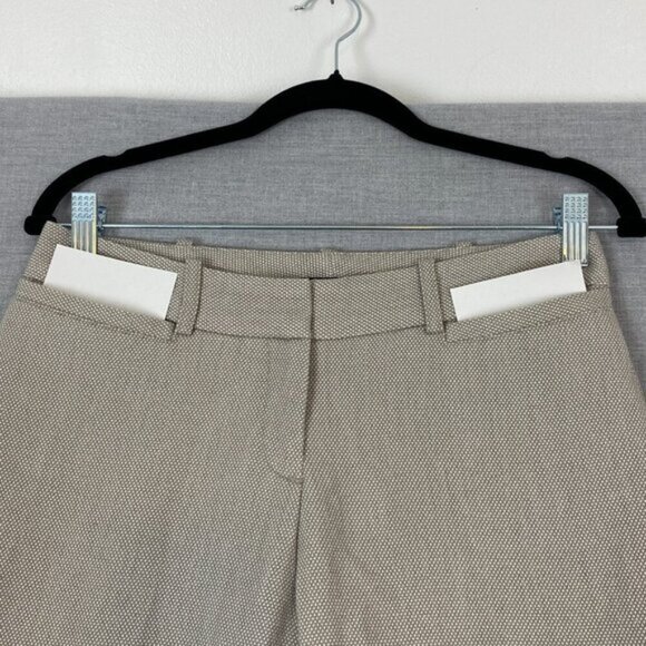 Worthington Petite Curvy Fit Trousers Sz 2P Boot Cut Beige - Picture 4 of 12